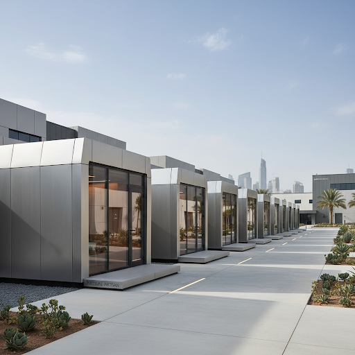 Aluminium Cladding Security Cabins UAE | Dreams House PortaCabin - gallery