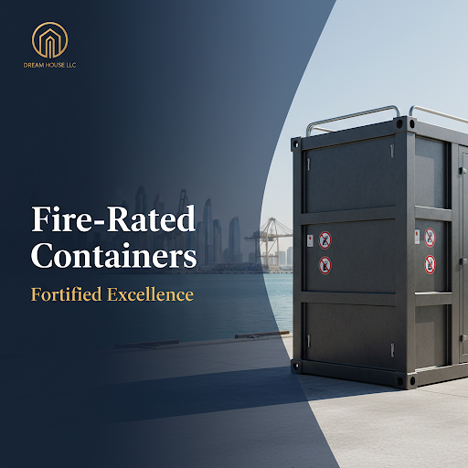 Fire-Rated Porta Cabins for Sale in UAE | Dreams House PortaCabin Heavy Duty Porta Cabin UAE