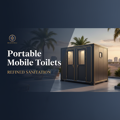 Portable Mobile Toilets for Sale in UAE | Dreams House PortaCabin Heavy Duty Porta Cabin UAE