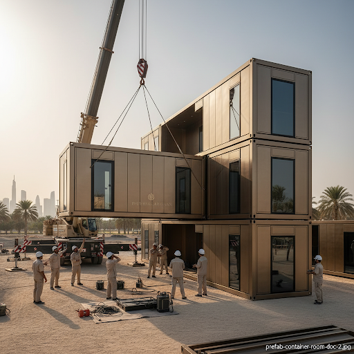 Prefabricated Container Rooms UAE | Dreams House PortaCabin - documentation