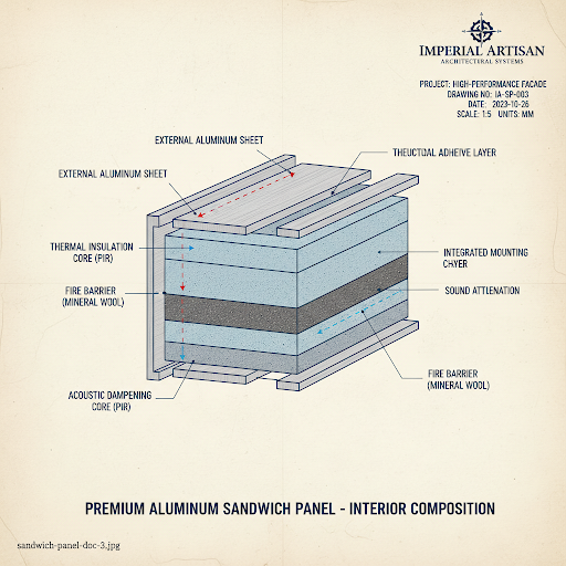 Aluminum Sandwich Panels UAE | Dreams House PortaCabin - documentation