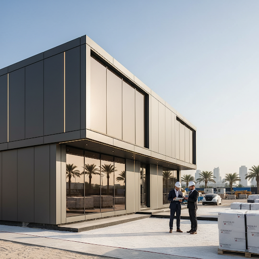 Aluminum Sandwich Panels UAE | Dreams House PortaCabin - gallery